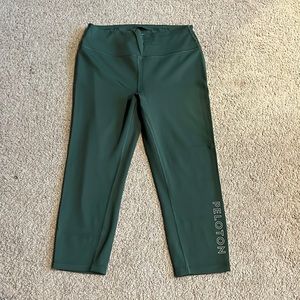 Peloton green leggings Large